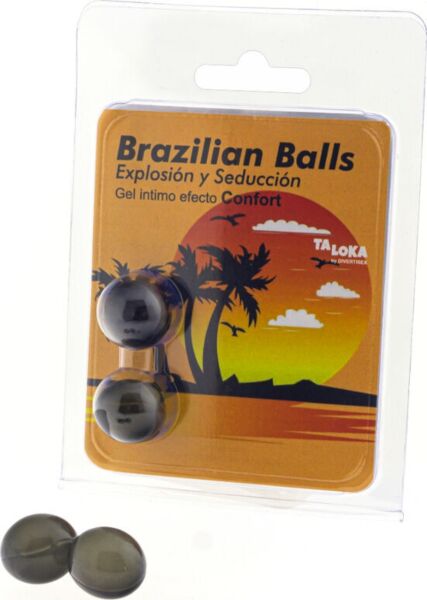 Balenie 2 lubrikačných guľôčok Brazilian Balls Efekt komfortu