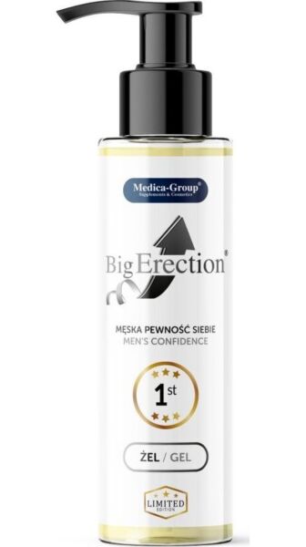 Balenie intímneho gélu BigErection Gel 150 ml od Medica Group