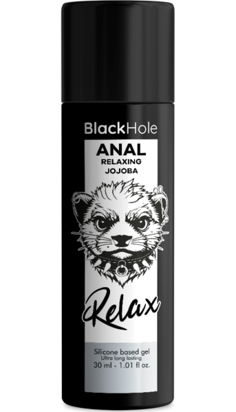 Análny lubrikant Black Hole Anal Relaxing s jojobou v baleniach 30 ml a 100 ml