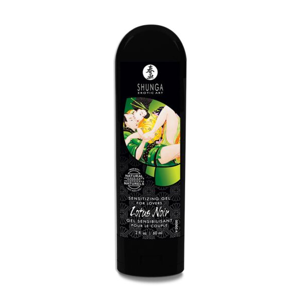 Balenie stimulačného gélu Shunga Lotus Noir s objemom 60 ml