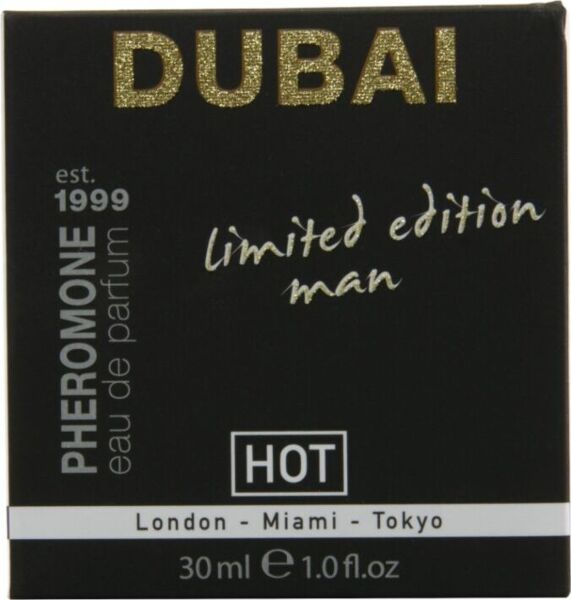 Fľaštička parfumu s feromónmi HOT Dubai Man s objemom 30 ml, limitovaná edícia