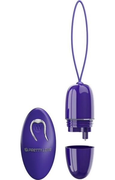Vibračné vajíčko Pretty Love Selkie Mini vo fialovej farbe s diaľkovým ovládačom