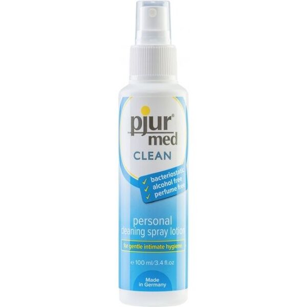 Intímny čistiaci sprej pjur med Clean spray vo fľaštičke so 100 ml