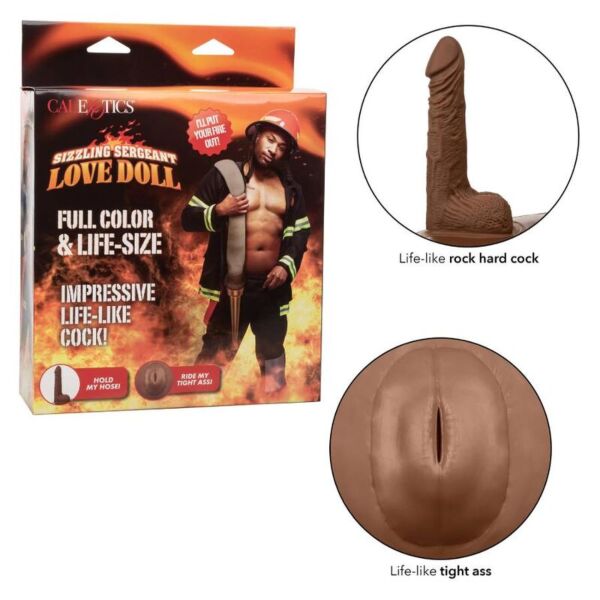 Mužská nafukovacia panna CalExotics Sizzling Sergeant
