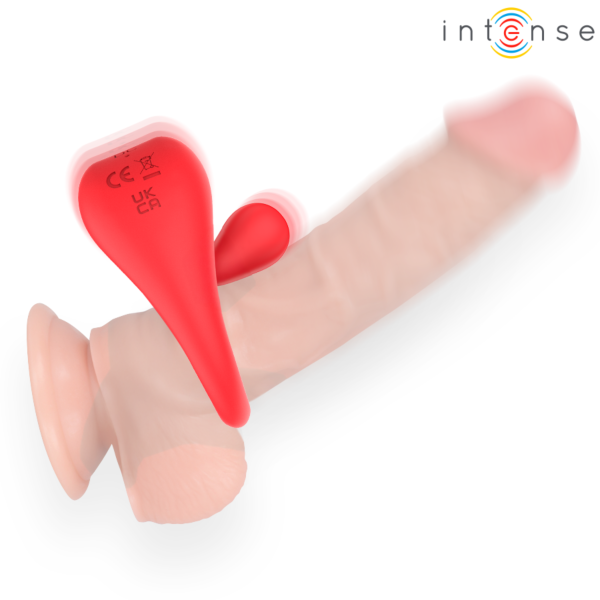 Vibračný krúžok Intense Russell so stimulátorom klitorisu