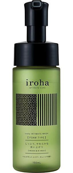 Intímne penové mydlo Iroha Intimate Care Wash, balenie s dávkovačom 150 ml