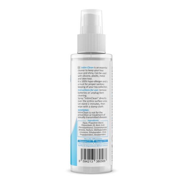 Čistiaci sprej na erotické pomôcky IntimClean Toy Cleaner od Intimateline, 100 ml