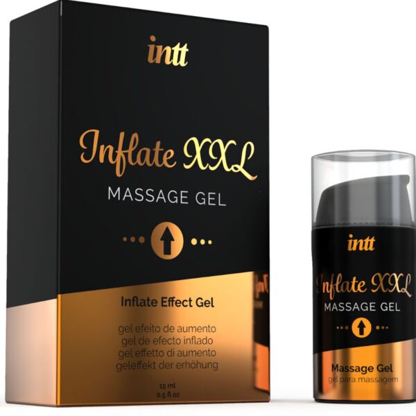 Airless obal stimulačného gélu INTT Inflate XXL s objemom 15 ml