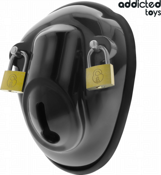 Mušľový pás cudnosti na penis Addicted Toys Locked, úplná kontrola
