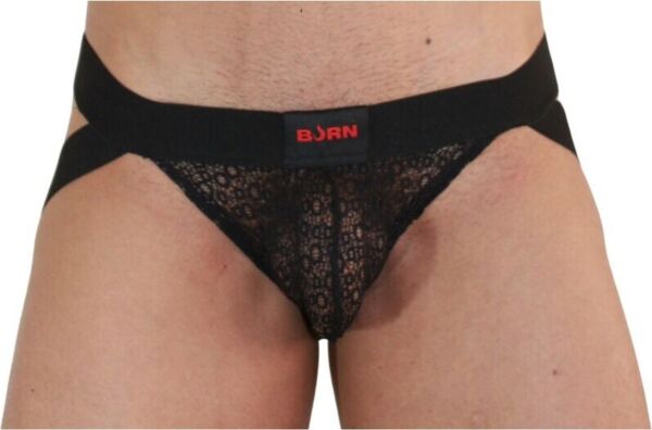 Jockstrap Burn 005 s priehľadnosťami a lesklými detailmi
