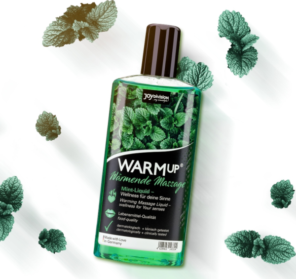 Dóza masážneho gélu JOYDIVISION WARMup Mäta s objemom 150 ml