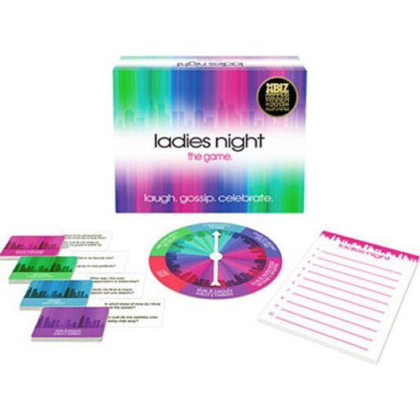 Hra s otázkami Kheper Games Ladies Night s ruletou, blokom a kartami