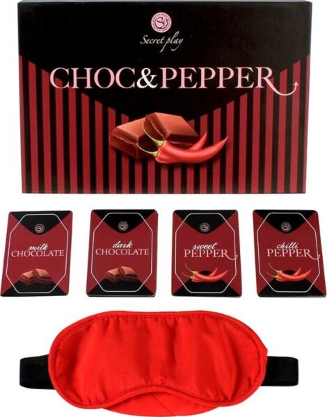 Kartová hra Secret Play Choc & Pepper s čokoládovými a pikantnými kartami