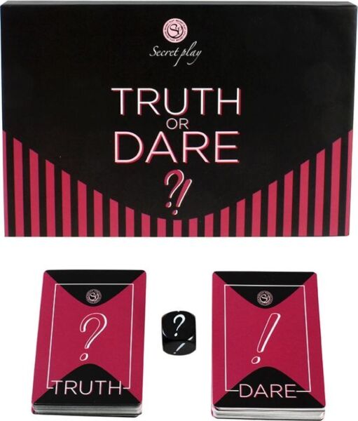 Kartová hra Secret Play Truth or Dare FR/PT s kockou