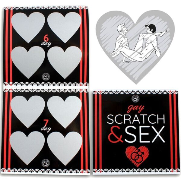 Stieracia hra pre páry Secret Play Scratch & Sex Gay