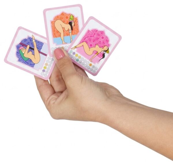 Kartová hra Secret Play Kamasutra Play s kartami s polohami a presýpacími hodinami