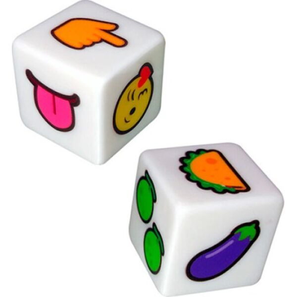 Erotické kocky Kheper Games DTF Sex Emojis Dice s emoji na stranách