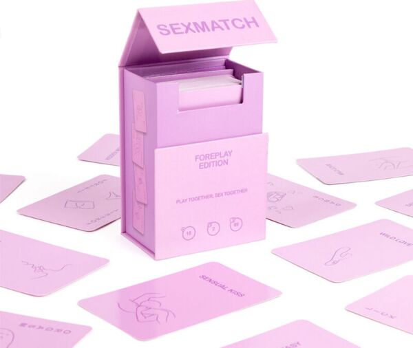 Kartová hra pre páry Sexmatch Foreplay Edition od značky Secret Play s krabicou