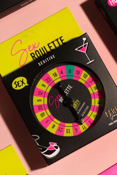 Erotická spoločenská hra Sexitive Sex Roulette Party Game