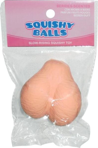 Kheper Games Squishy Balls, žartovné semenníky telovej farby
