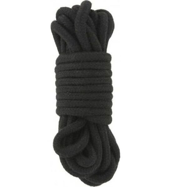 BDSM set ToyJoy Amazing Bondage Sex Toy Kit v čiernej farbe s putami, maskou na oči, bičom, svorkami, kneblíkom, obojkom a lanom