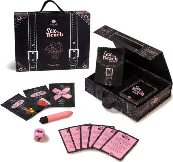 Erotická hra Secret Play Sex on the Beach Travel Kit s kartami a doplnkami