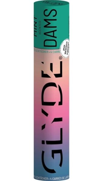 Balenie latexových fólií Sheer Glyde Dams na orálny sex