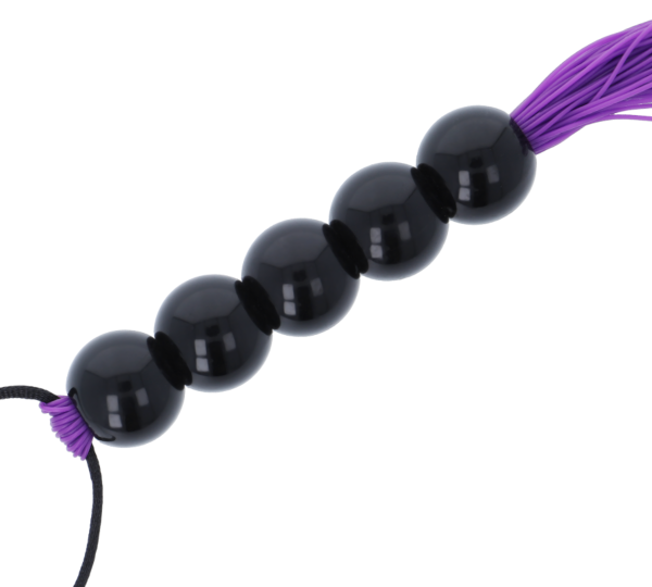 Bondage bič Darkness fialový s praktickým držadlom