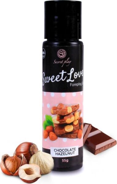 Jedlý lubrikant Secret Play Sweet Love vo fľaštičke s objemom 60 ml