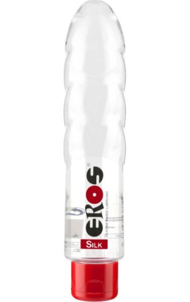 Fľaša silikónového lubrikantu EROS Silk so objemom 175 ml