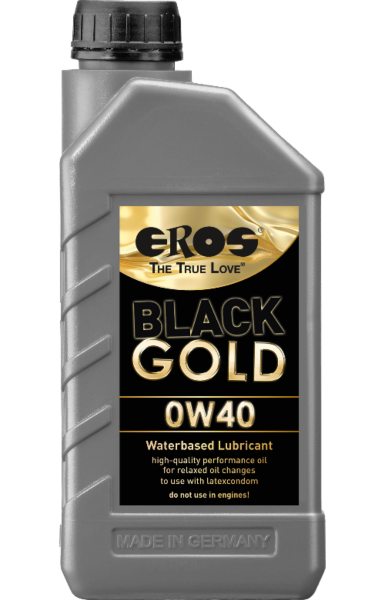 Lubrikant na vodnej báze EROS Black Gold v kanistri s objemom 1000 ml