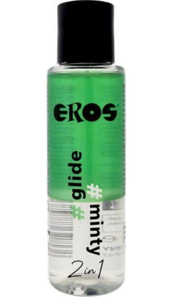 Fľaša lubrikantu EROS 2 v 1 Glide Minty, 100 ml