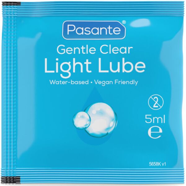 Jednorazové vrecká lubrikantu na vodnej báze Pasante Light