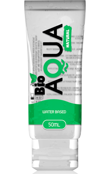 Priehľadná fľaša lubrikantu Bioaqua na vodnej báze