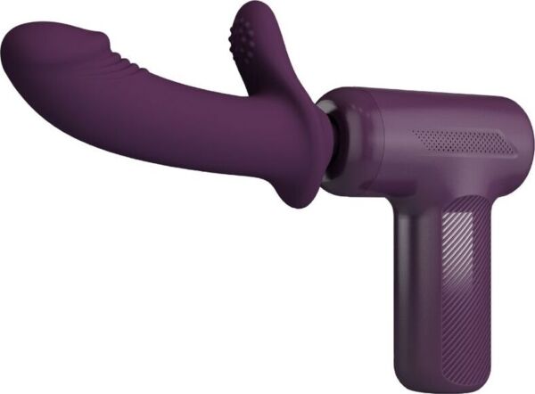 Masážna pištoľ Pretty Love BW-055028 vo fialovej farbe