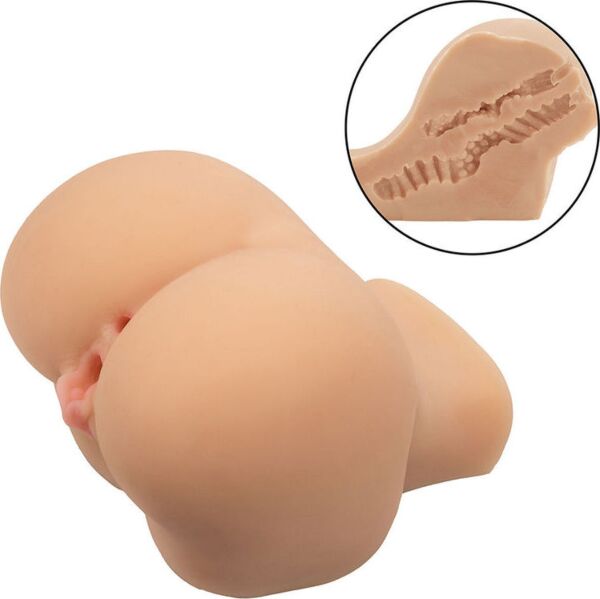 Anatomický masturbátor CalExotics The Farmers Daughter s predným a zadným vstupom