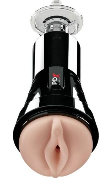 Masturbátor PDX Elite Cock Compressor od Pipedream s puzdrom a prísavkou