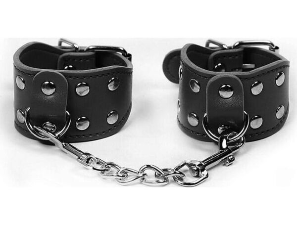 Putá OHMAMA Fetish Mini Wrist Restraints na zápästia so zapínaním na patentky
