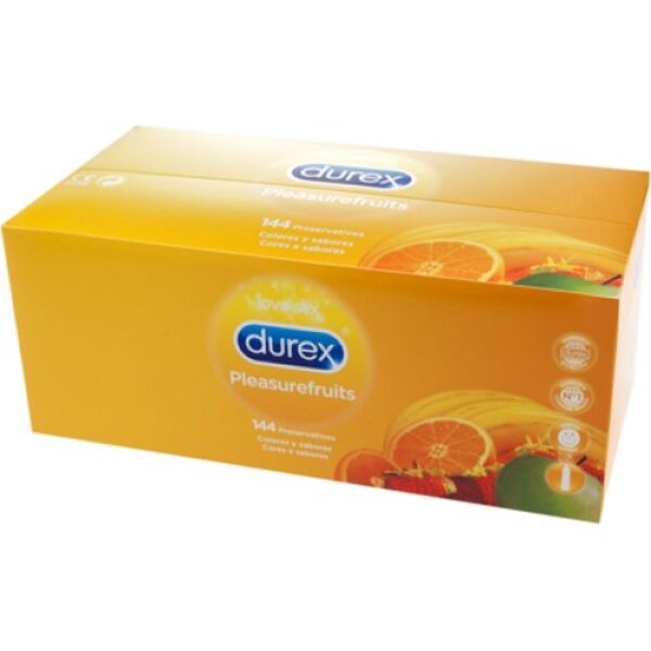Balenie 144 ochutených kondómov Durex Pleasure Fruits