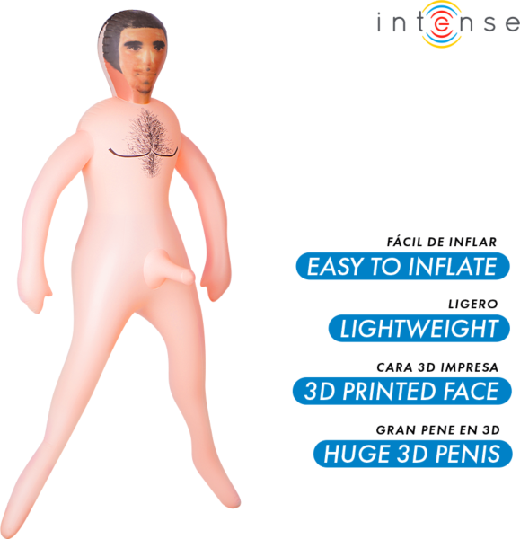 Mužská nafukovacia bábika Intense Dolls Anthony s 3D penisom