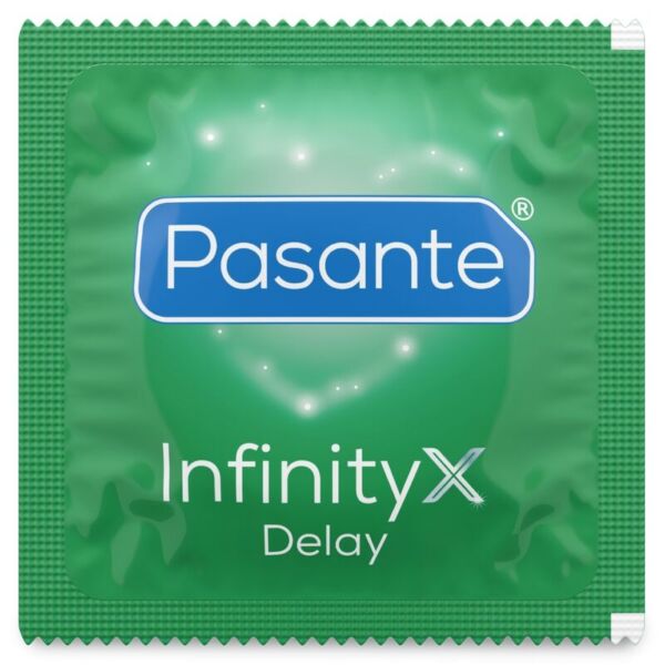 Balenie 12 oddiaľovacích kondómov Pasante Infinity Delay