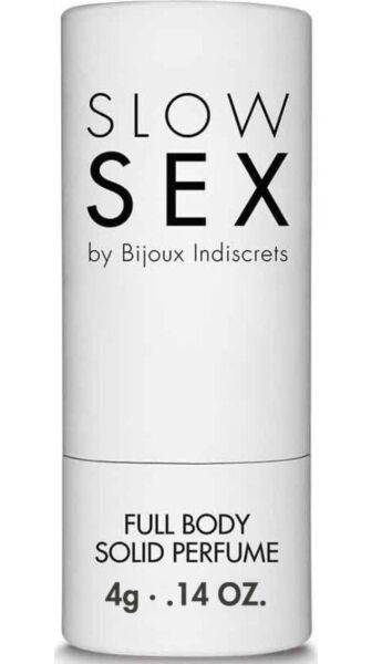 Tuhý telový parfum Bijoux Slow Sex Full Body Solid s vôňou kokosu