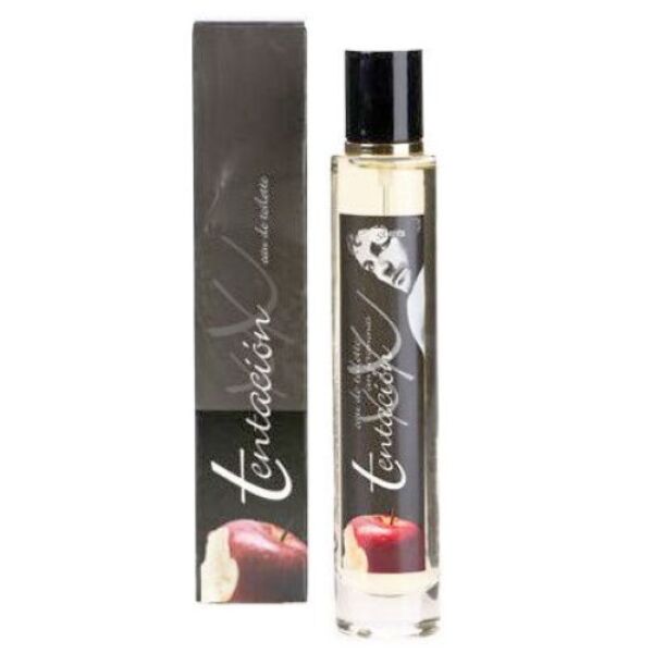 Parfum s feromónmi Tentaciones pre ženy, sklenený flakón s objemom 55 ml so škatuľkou