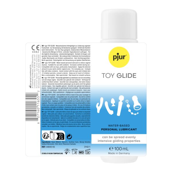 Fľaša lubrikantu pjur Toy Glide, 100 ml