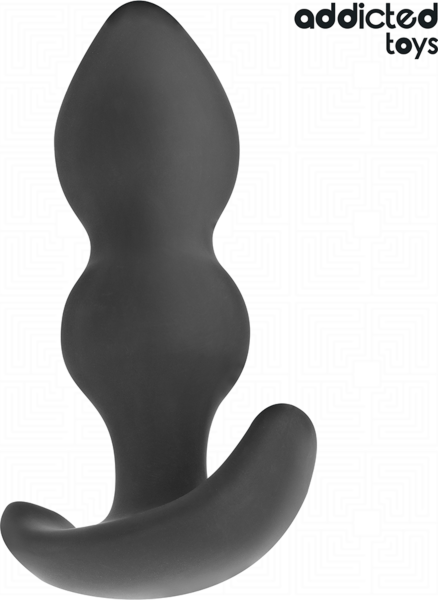 Análny kolík Addicted Toys veľkosť L s dvoma guličkami a širokou základňou