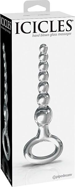 Sklenený análny kolík Pipedream Icicles N. 67