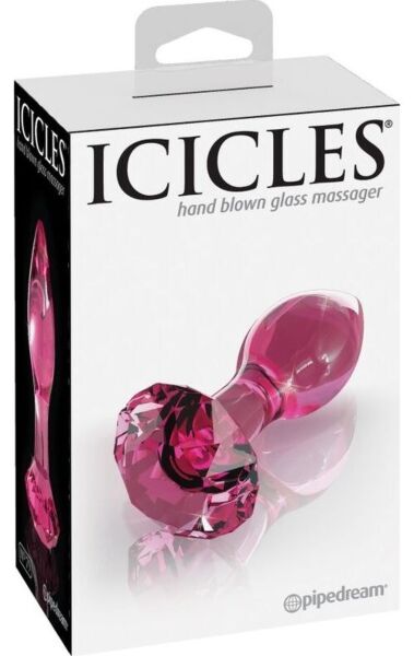 Sklenený análny kolík Pipedream Icicles N. 79