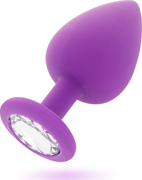 Análny kolík Intense 8 cm s kónickou špičkou a základňou v tvare diamantu