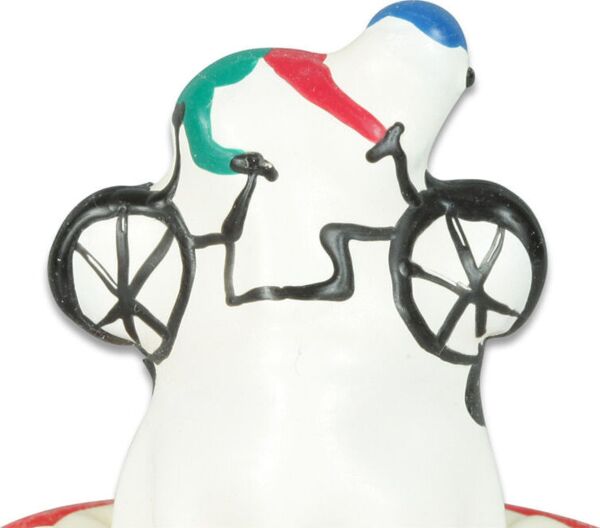 Ručne maľovaný dekoratívny kondóm Condomerie Bicycle