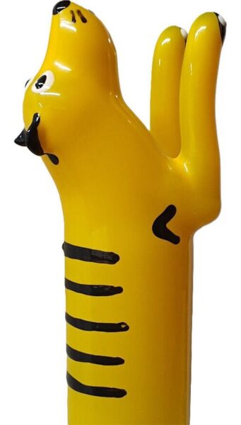 Dekoratívny latexový kondóm Condomerie Tigre XL, ručne maľovaný